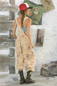 Magnolia Pearl Floral Print Love Overalls