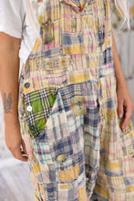 Load image into Gallery viewer, Magnolia Pearl Patchwork Love Overalls
