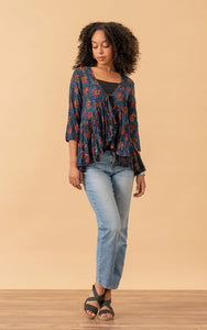 Trade Cloth Passementrie Maya Shrug 3/4 Sleeve