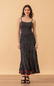 Trade Cloth Passementrie Macarena Skirt Long