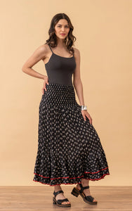 Trade Cloth Passementrie Macarena Skirt Long