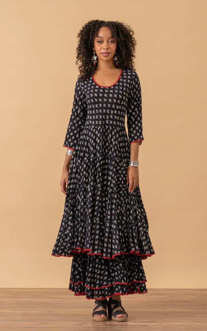 Trade Cloth Passementrie Santa Fe Dress The Colony Shop Trade Cloth Passementrie Santa Fe Dress The Colony Shop
