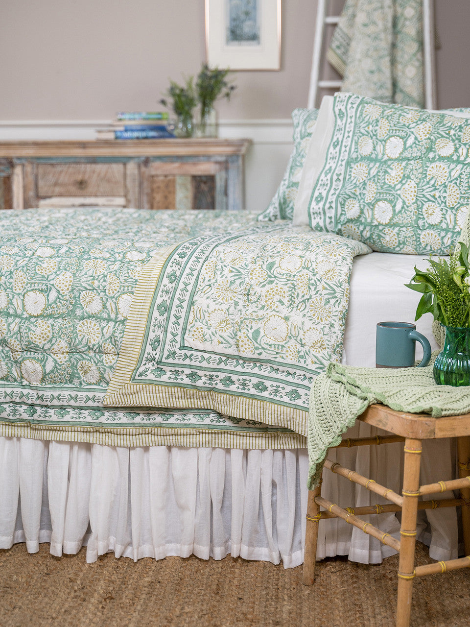 April Cornell Lexi Block Print Quilt