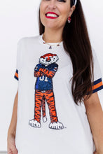 Load image into Gallery viewer, Brianna Cannon Aubie Sparkle Logo T-Shirt
