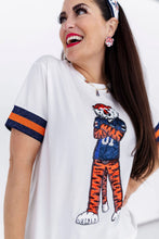 Load image into Gallery viewer, Brianna Cannon Aubie Sparkle Logo T-Shirt
