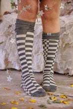 Load image into Gallery viewer, Magnolia Pearl Check OTK Socks
