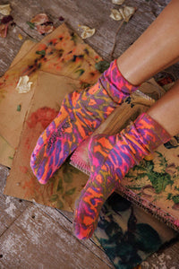 Magnolia Pearl Neon Leopard MP Socks