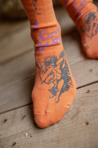 Magnolia Pearl I Love You OTK Socks