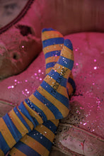 Load image into Gallery viewer, Magnolia Pearl Stripe OTK Socks
