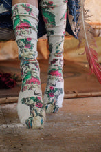 Load image into Gallery viewer, Magnolia Pearl La Dame Verte OTK Socks
