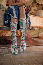 Load image into Gallery viewer, Magnolia Pearl La Dame Verte OTK Socks

