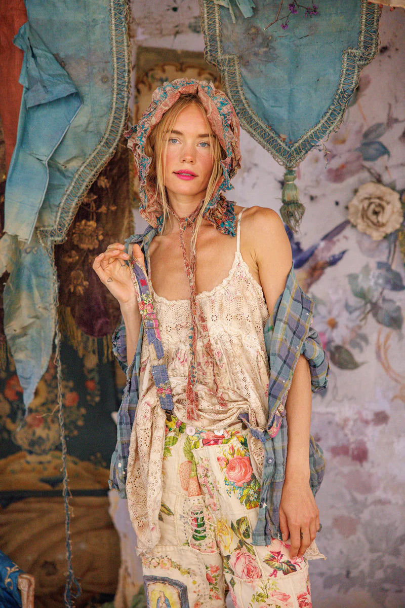 Magnolia Pearl Embroidered Floral Shae Suspenders