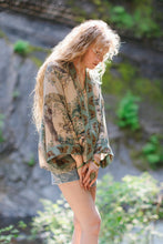 Load image into Gallery viewer, Market Of Stars Earth &amp; Sky Cropped Bamboo Kimono Cardigan
