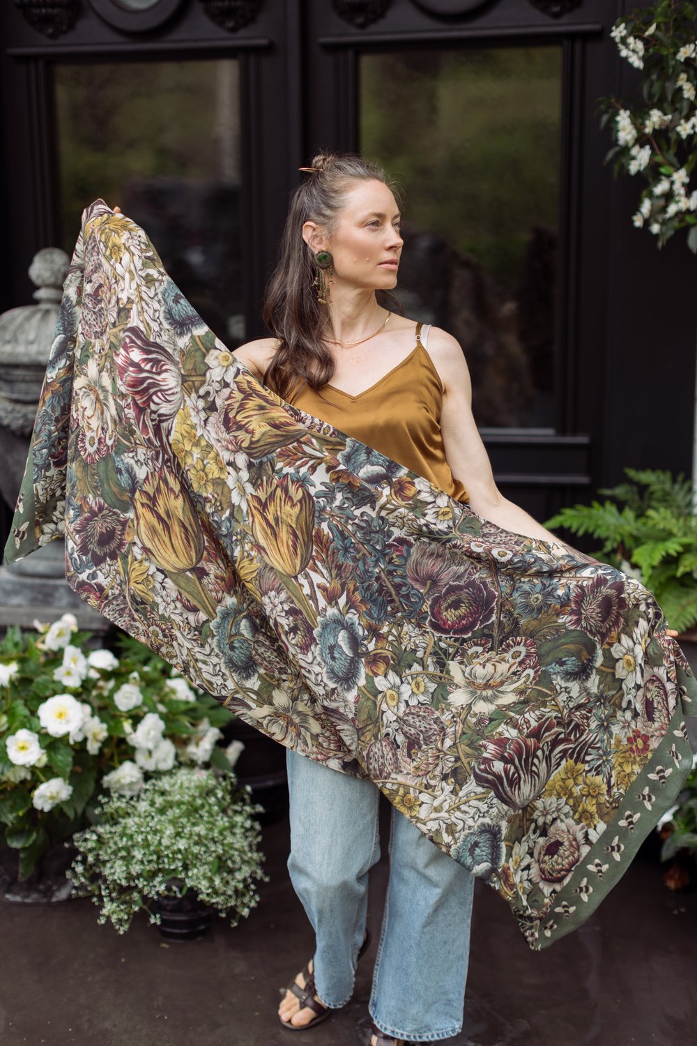 Market of Stars Love Grows Wild Scarf