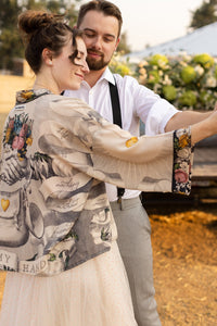 Market of Stars Take My Hand Cropped Kimono
