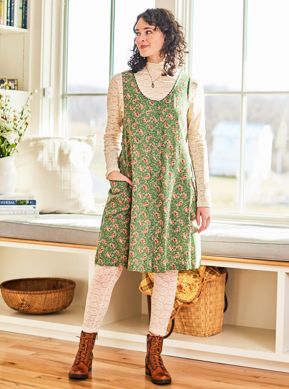 April Cornell Cornwall Pinafore Dress – The Colony Shop