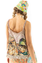 Load image into Gallery viewer, Magnolia Pearl Applique Cat Amor Tank
