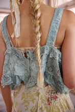 Load image into Gallery viewer, Magnolia Pearl Olive Eyelet Ruffle Cami
