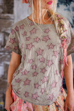 Load image into Gallery viewer, Magnolia Pearl Little Star Applique T
