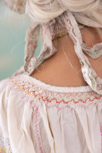 Magnolia Pearl Embroidered Chrissy Folk Blouse