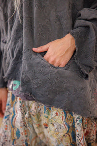 Magnolia Pearl Star Applique Fritza Hoodie