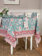 Load image into Gallery viewer, April Cornell Breeze Block Print Tablecloth
