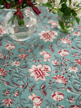 Load image into Gallery viewer, April Cornell Breeze Block Print Tablecloth
