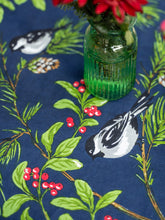 Load image into Gallery viewer, April Cornall Chickadee Tablecloth

