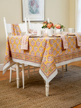 Load image into Gallery viewer, April Cornell Hazel Block Print Tablecloth
