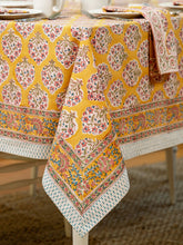 Load image into Gallery viewer, April Cornell Hazel Block Print Tablecloth
