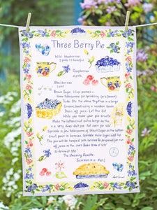 April Cornell Berry Pie Tea Towel