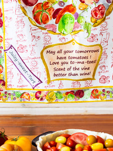 April Cornell Tomato Tea Towel