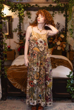 Load image into Gallery viewer, Market of Stars Golden Hour Bohéme Long Maxi Slip Dress w/ Floral Print
