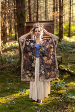 Load image into Gallery viewer, Market of Stars Lionheart Bohemian Goddess Starduster Kimono with botanicals
