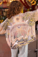 Load image into Gallery viewer, Market of Stars Friendship Love &amp; Truth Vintage Wash Pixie Duster Kimono
