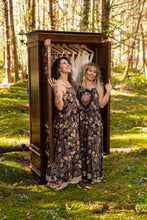 Load image into Gallery viewer, Market of Stars Lionheart Bohéme Slip Dress w/ botanicals &amp; Narnia print

