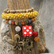 Load image into Gallery viewer, The Primitive Peddler A Sunny Kind Of Day Bracelet Set
