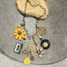Load image into Gallery viewer, The Primitive Peddler Spin The Record Groovy Charm Necklace
