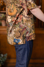 Load image into Gallery viewer, Market of Stars Golden Hour Luxe Tee Floral Tunic Shirt with Swallow
