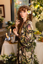 Load image into Gallery viewer, Market of Stars Fleur De Lune Opera Duster Kimono Robe w/ Florals &amp; Bees
