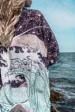 Load image into Gallery viewer, Market of Stars Moonstruck Bohemian Goddess Starduster Kimono w/ Waves
