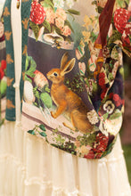 Load image into Gallery viewer, Market of Stars Stay Gold Pixie Duster Cropped Kimono w/ Rabbits and Bees

