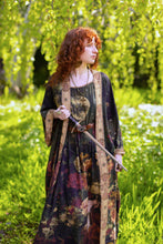 Load image into Gallery viewer, Market of Stars The Messenger Long Maxi Slip Dress w/ Joan of Arc &amp; Florals
