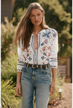 Load image into Gallery viewer, Johnny Was Slim Audrey Embroidered Shirt
