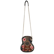 Load image into Gallery viewer, Mary Frances Classical Vibe Beaded Guitar Crossbody Handbag
