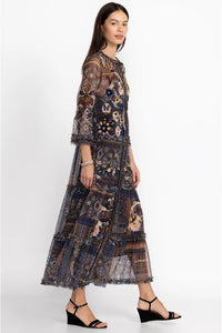 johnny was lizzie mesh dress Johnny Was Dayana Mesh Dress with Slip