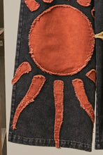 Load image into Gallery viewer, Mello Washed Sun &amp; Star Wide Pants
