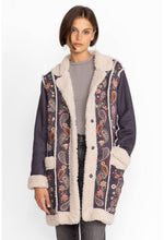Load image into Gallery viewer, Johnny Was Lori Suede Sherpa Jacket
