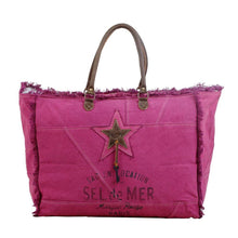 Load image into Gallery viewer, Myra Bag Popping Pink Weekender Bag

