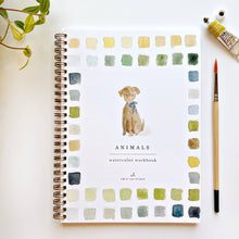 Load image into Gallery viewer, emily lex studio Animals watercolor workbook
